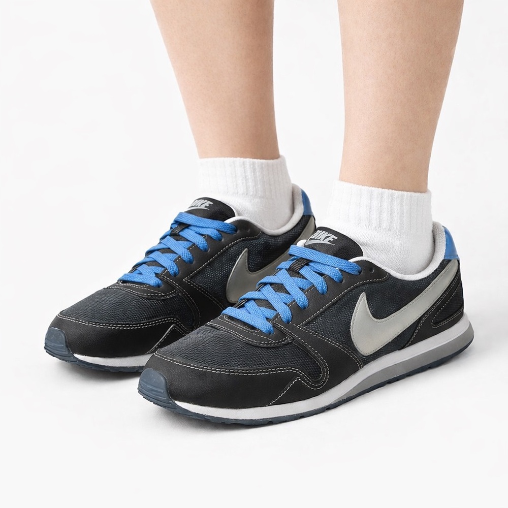 Nike Eclipse Blue Grey Sneakers Women’s 8.5 Lightweight Athletic Shoes